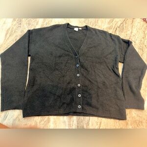 GAP Black Knit Sweater Women’s Medium Soft Stretch Pullover Classic Fit